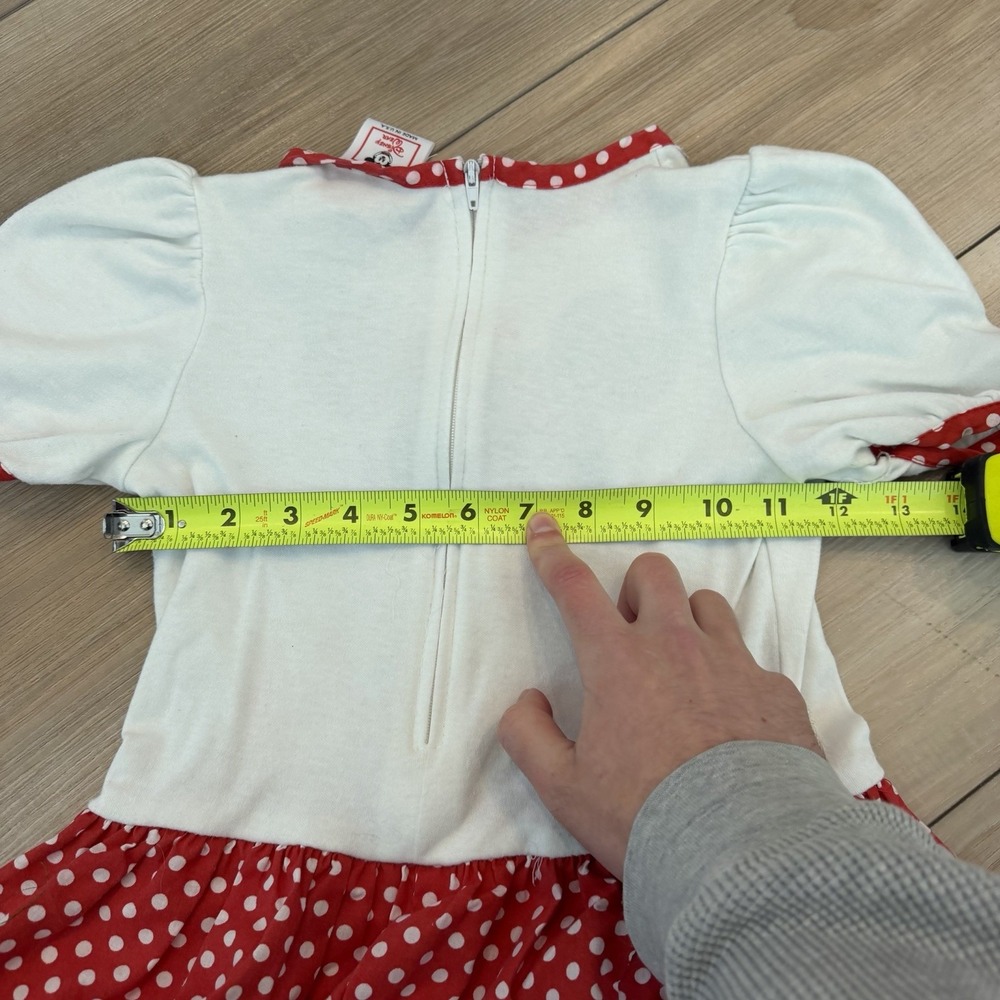 Vintage Disney Wear Minnie Mouse Dress – Toddler Size Large Made In USA 3T/4T - Picture 4 of 7